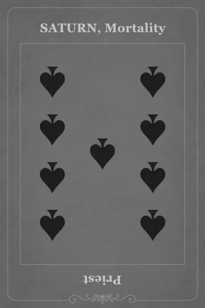 Planetary Cards SATURN